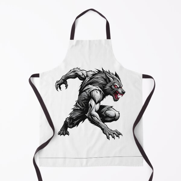 Item preview, Ferry Wolf Dark Fantasy Feral Werewolf Comic Art designed and sold by DuckOddity.