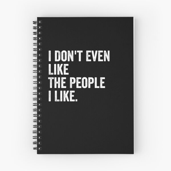 Item preview, I Don't Even Like The People I Like - Funny Sarcastic Introvert Humor designed and sold by ruinzahelva.