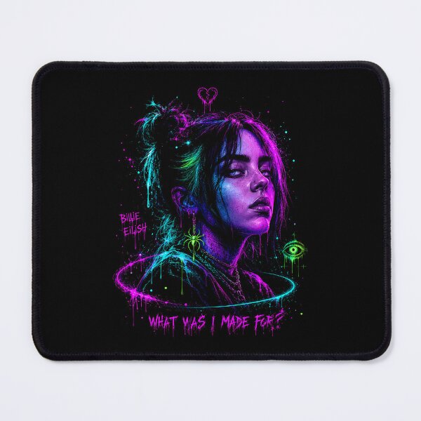 Item preview, Billie Eilish What Was I Made For Neon Portrait designed and sold by JMS-Artvintage.