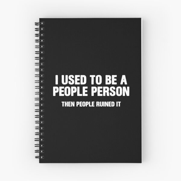 Item preview, I Used to Be A People Person - Funny Sarcasm Humor designed and sold by ruinzahelva.