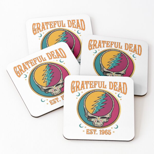 Item preview, Grateful Dead Est 1965 Lightning Skull designed and sold by FrettKnitwear.