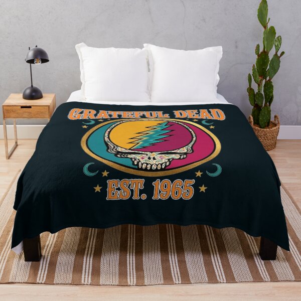 Item preview, Grateful Dead Est 1965 Lightning Skull designed and sold by FrettKnitwear.
