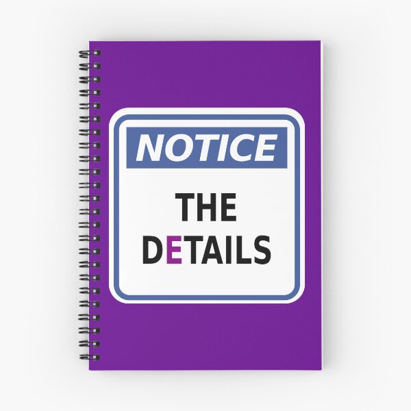 Item preview, Notice the Details designed and sold by Karate Octopus.