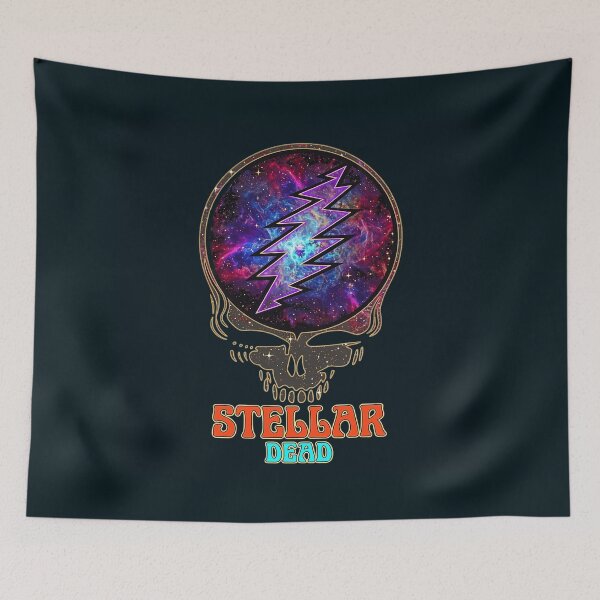 Item preview, Stellar Dead Cosmic Skull Design designed and sold by FrettKnitwear.