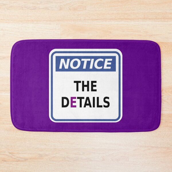 Item preview, Notice the Details designed and sold by Karate Octopus.