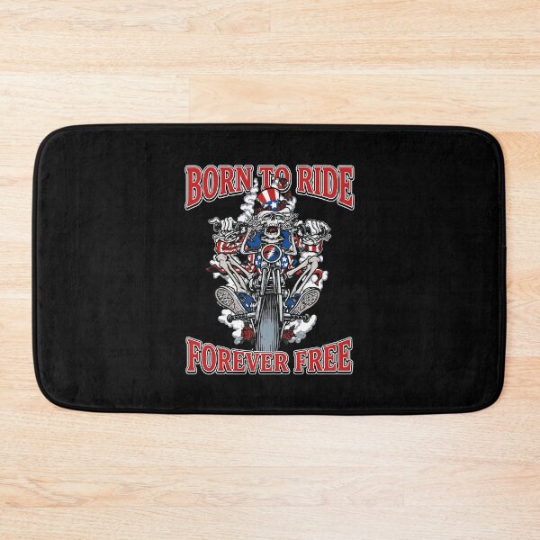 Item preview, Born to Ride Forever Free Skeleton Bike designed and sold by FrettKnitwear.
