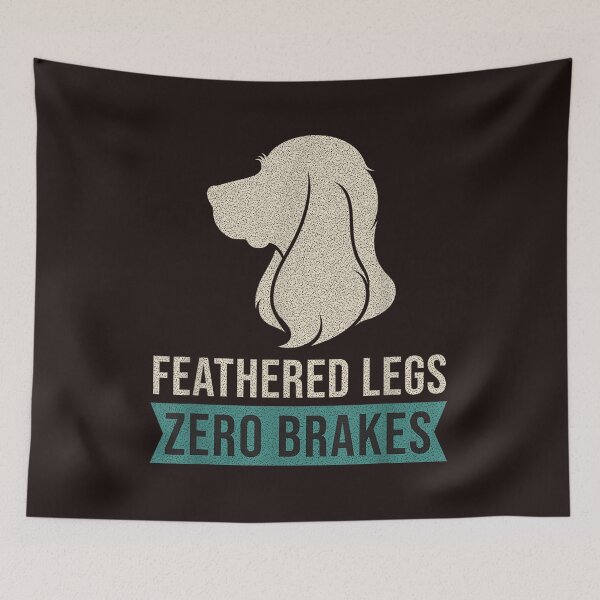 Item preview, Cocker Spaniel Feathered Legs Zero Brakes Dog Mom Dad Silhouette designed and sold by mari-kayden.