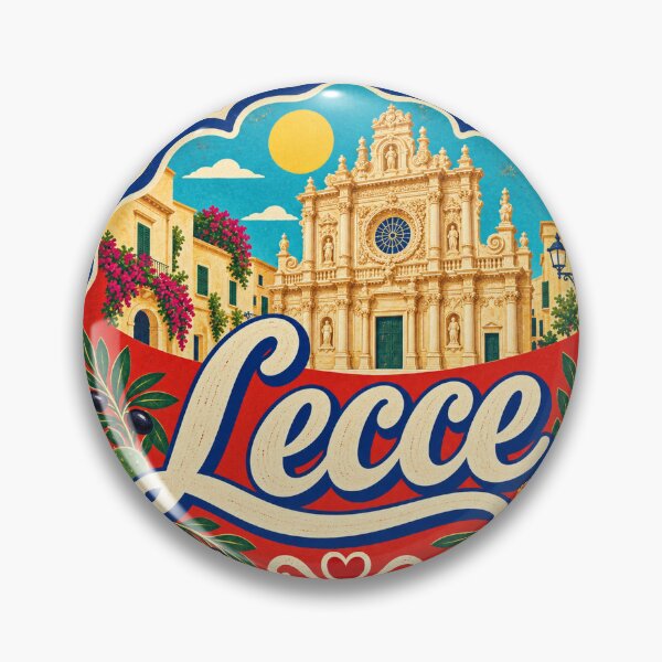 Item preview, Lecce Italy Travel Souvenir Painted Italian Sign designed and sold by VisualArtsOasis.
