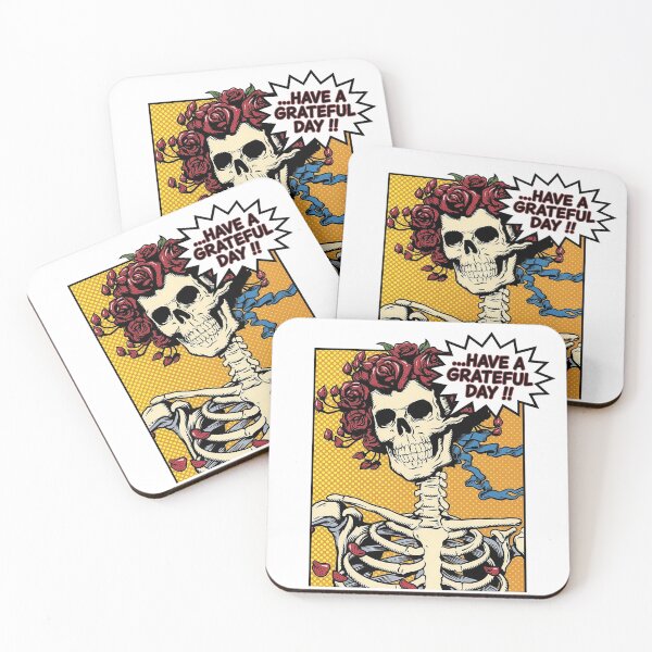 Item preview, Have a Grateful Day Skeleton Design designed and sold by FrettKnitwear.