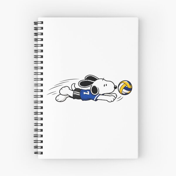 Item preview, Cute Snoopy Volleyball – Diving Volleyball Player Action Pose designed and sold by artizallart.