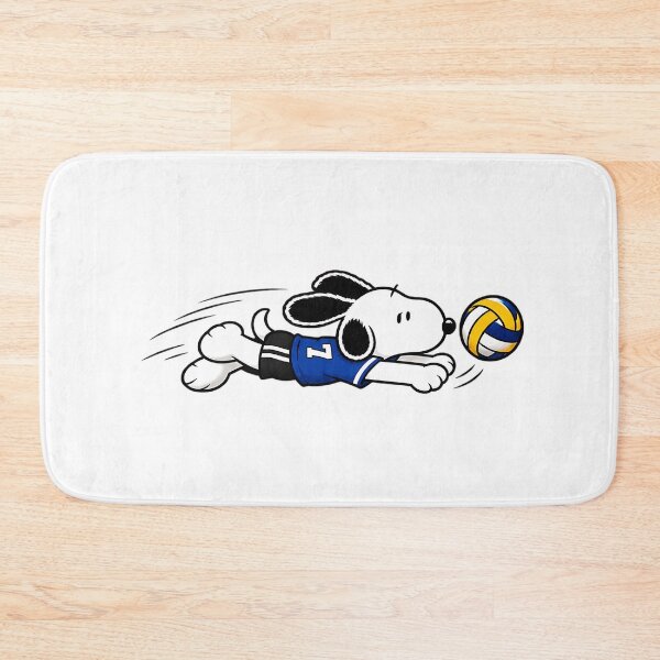 Item preview, Cute Snoopy Volleyball – Diving Volleyball Player Action Pose designed and sold by artizallart.