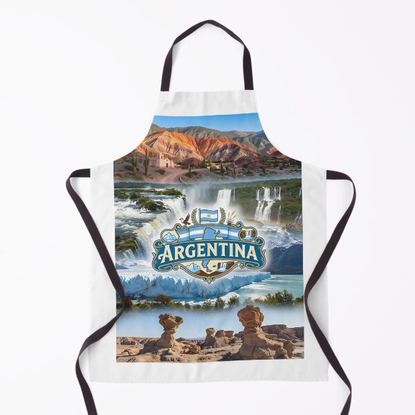 Item preview, Argentina Landscapes Emblem - Jujuy, Iguazu, Glaciar Perito Moreno & Talampaya designed and sold by HeloyPinter.