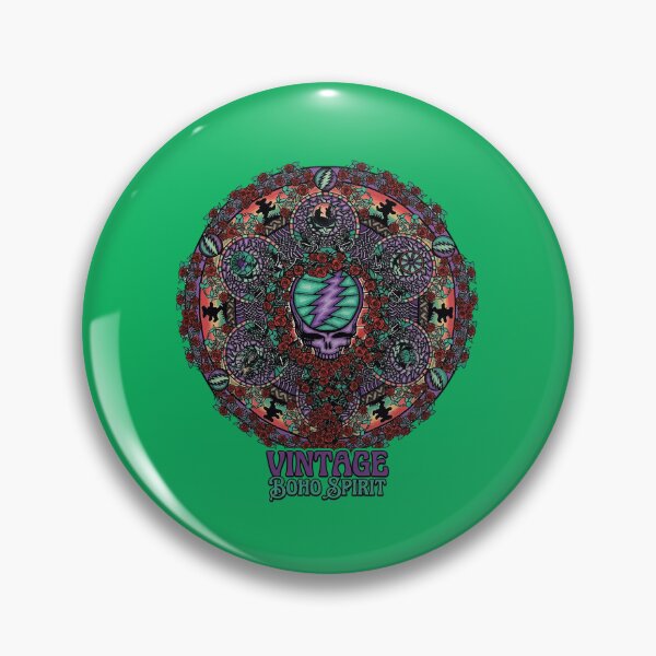 Item preview, Grateful Dead Vintage Mandala Good Vibes designed and sold by FrettKnitwear.