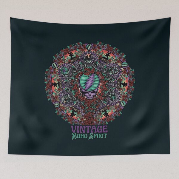 Item preview, Grateful Dead Vintage Mandala Good Vibes designed and sold by FrettKnitwear.