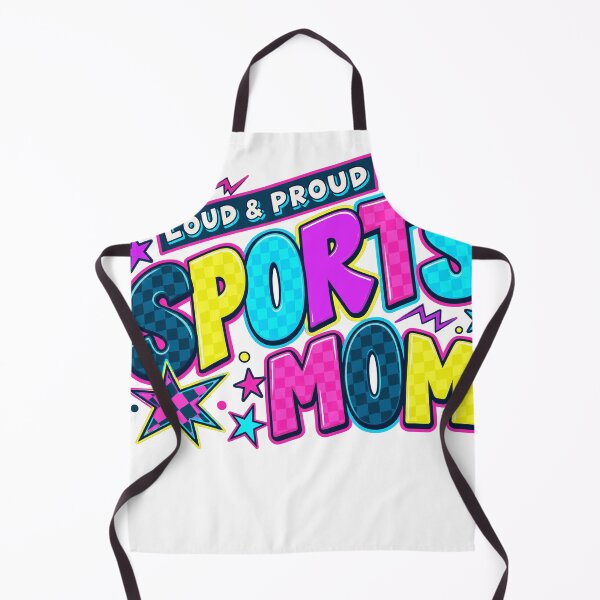 Item preview, Loud And Proud Sports Mom Retro Checkered Neon Game Day Graphic designed and sold by JapanAnimeSH1.