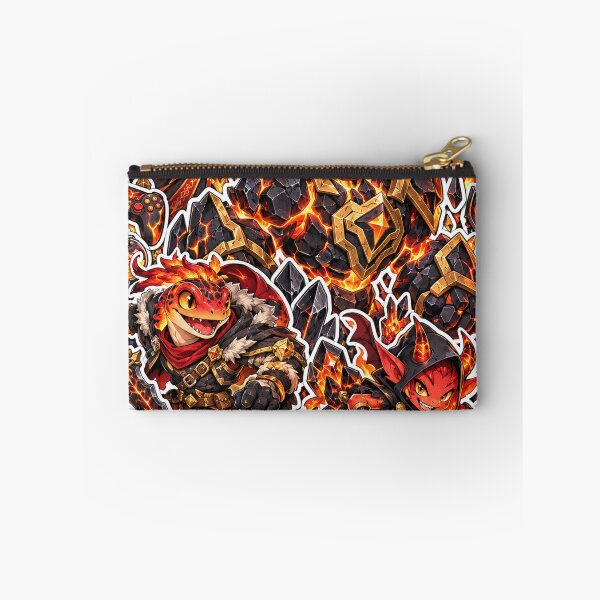 Item preview, Fire Dragon Gamer Sticker Pack Lava Fantasy Art designed and sold by Inked Legacy.