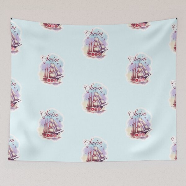 Item preview, BTS Swim Arirang Vintage Ship Graphic designed and sold by Palette & Hue.