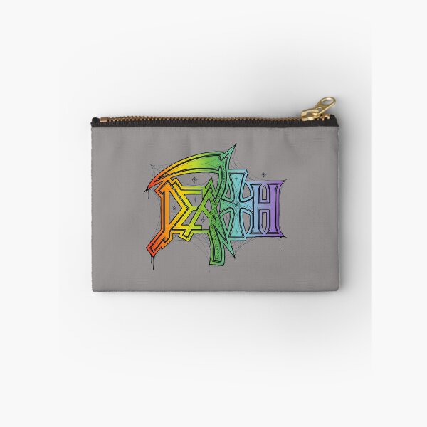 Item preview, DEATH Logo Rainbow Gradient Metal T-Shirt-54 designed and sold by XhulianoPoci.