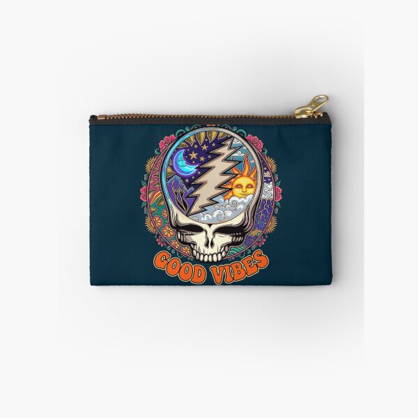 Item preview, Grateful Dead Good Vibes Sun Moon Skull designed and sold by FrettKnitwear.