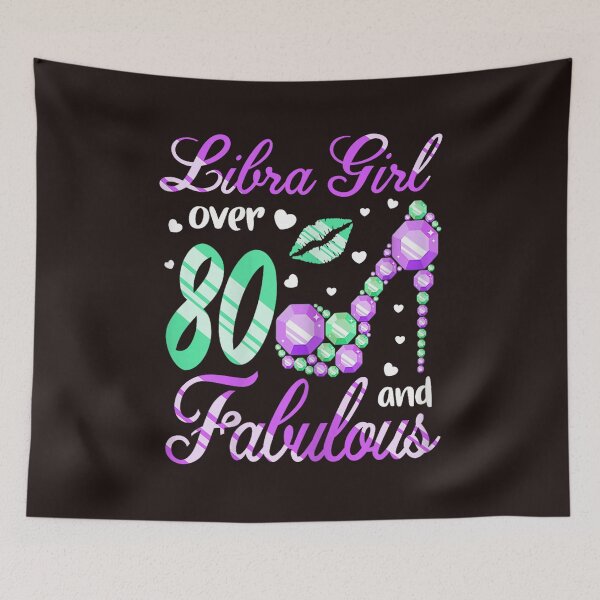 Item preview, Libra Girl Over 80 And Fabulous 80th Birthday High Heels Glam designed and sold by mari-kayden.