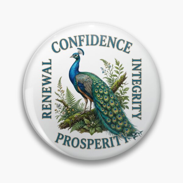 Item preview, Totem Animal: Peacock Spiritual Symbolism designed and sold by The She Shed.
