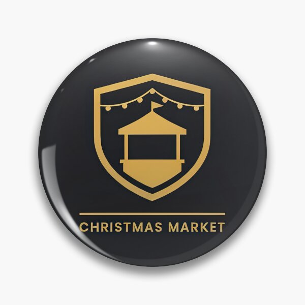 Item preview, Vintage Christmas Market Crest Emblem Logo Illustration Vector designed and sold by Shutter-Dragon.