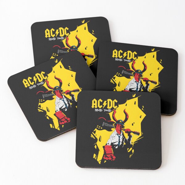 Item preview, Hellboy AnungYoung AngusYoung Rock Mashup Art designed and sold by lilLilaBat.