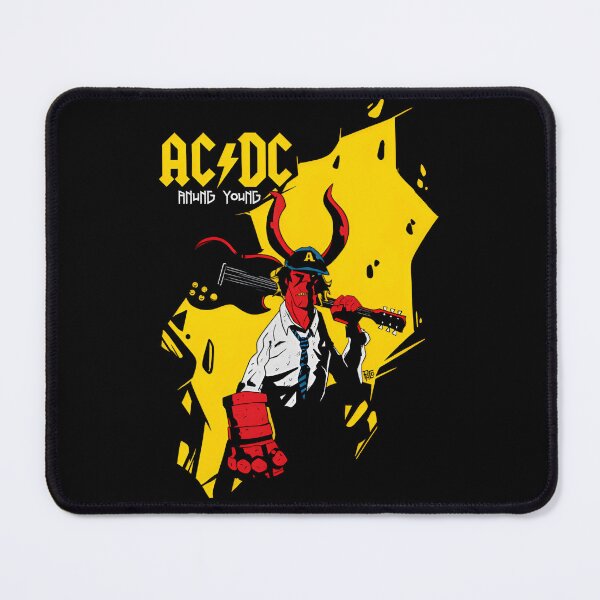 Item preview, Hellboy AnungYoung AngusYoung Rock Mashup Art designed and sold by lilLilaBat.