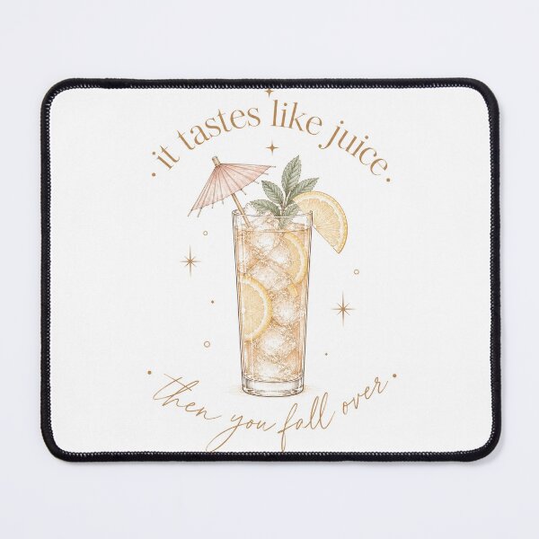 Item preview, It Tastes Like Juice, Then You Fall Over — Minimal Long Island Iced Tea Print, Tropic of Tipsy designed and sold by IsleAmore.