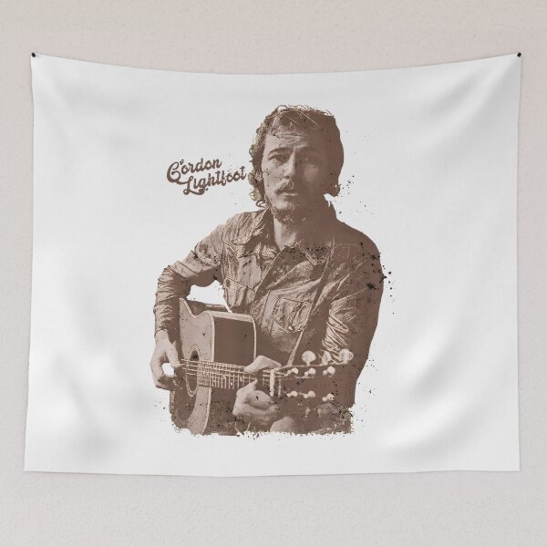 Item preview, Gordonn Lightfoot Acoustic Guitar designed and sold by beetlechds.