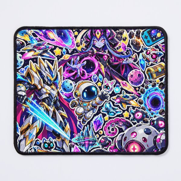 Item preview, Cosmic Space Gamer Sticker Pack Galaxy Dragon Art designed and sold by Inked Legacy.
