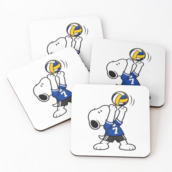 Item preview, Snoopy Volleyball – Cute Setting Pose Volleyball Player designed and sold by artizallart.