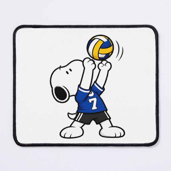 Item preview, Snoopy Volleyball – Cute Setting Pose Volleyball Player designed and sold by artizallart.