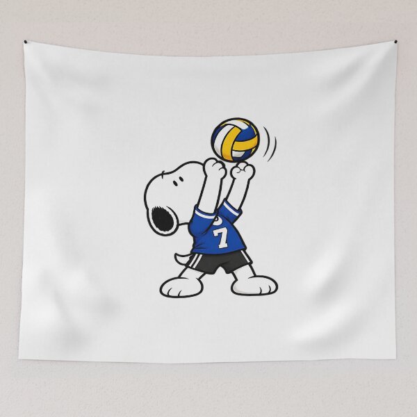 Item preview, Snoopy Volleyball – Cute Setting Pose Volleyball Player designed and sold by artizallart.