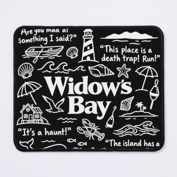 Item preview, Widow's Bay Quotes Funny Horror Comedy Fan designed and sold by thecownmz.