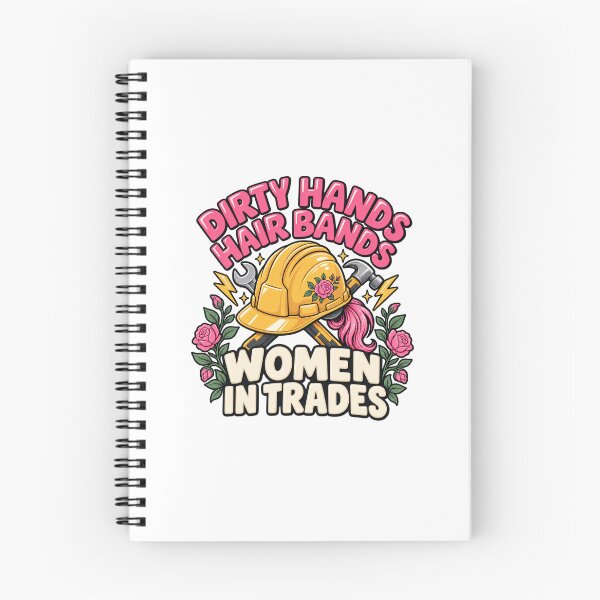 Item preview, Women in Trades with Hard Hat and Flowers designed and sold by skyartdesign.