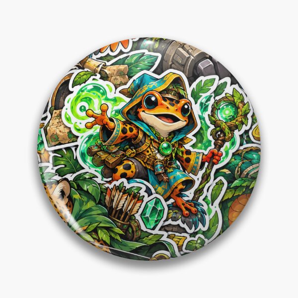 Item preview, Jungle Adventure Gamer Sticker Pack Toucan Jaguar designed and sold by Inked Legacy.