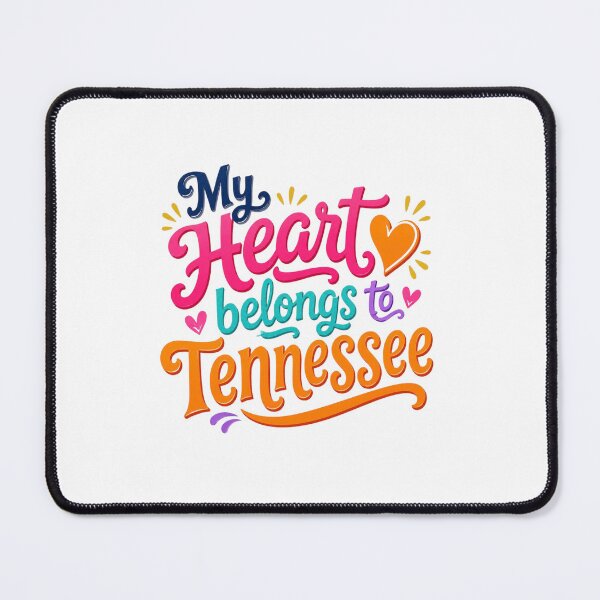 Item preview, My Heart Belongs to Tennessee - Cute Souvenir Travelers Gift for Men Women & Kids designed and sold by Mozaic Clothes.