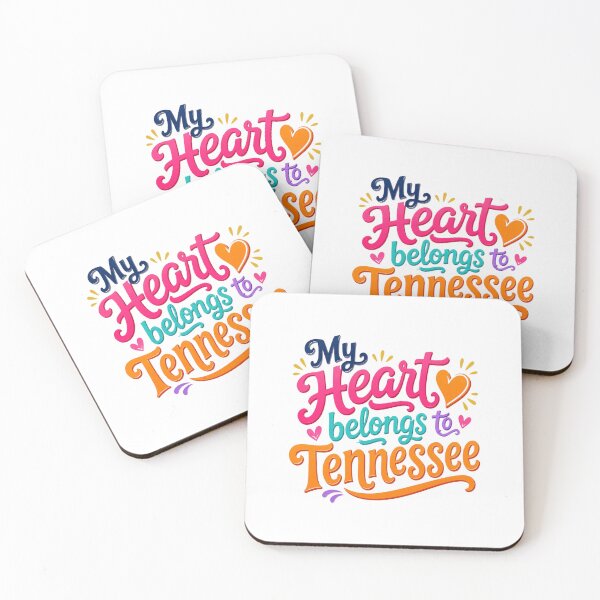 Item preview, My Heart Belongs to Tennessee - Cute Souvenir Travelers Gift for Men Women & Kids  designed and sold by Mozaic Clothes.