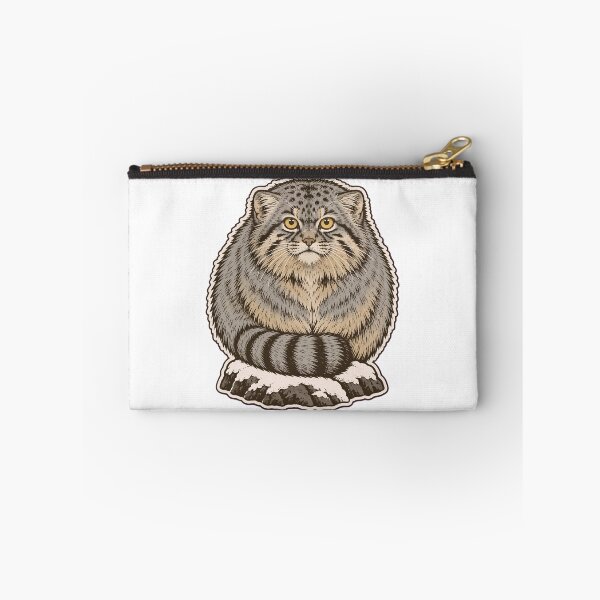 Item preview, Manul | Fluffy Pallas Cat Glaring Wild Cat Die Cut designed and sold by StickyGuys.