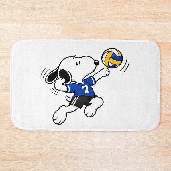Item preview, Snoopy Volleyball – Cute Volleyball Bump Pass Action Pose designed and sold by artizallart.