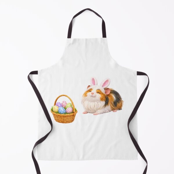 Item preview, Long Haired Guinea Pig Easter Basket designed and sold by Sillytoe.