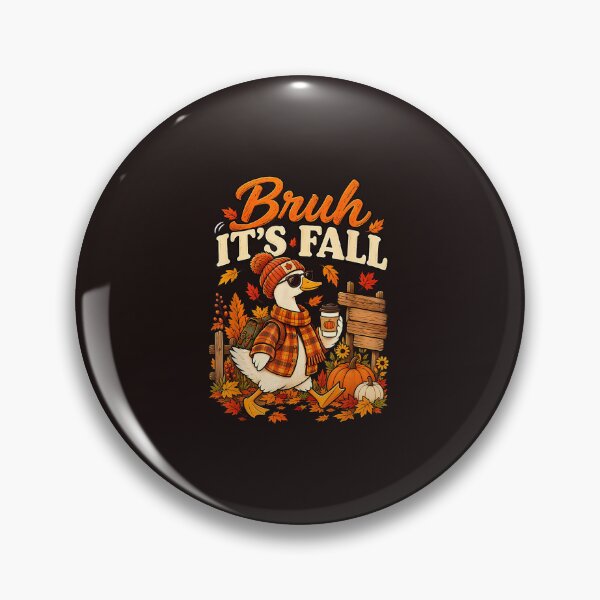 Item preview, Bruh Its Fall Goose Pumpkin Spice Latte Autumn Thanksgiving designed and sold by mari-kayden.