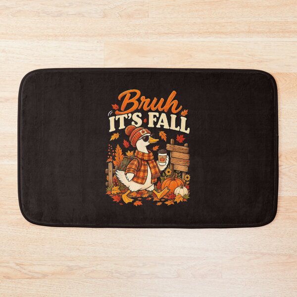 Item preview, Bruh Its Fall Goose Pumpkin Spice Latte Autumn Thanksgiving designed and sold by mari-kayden.