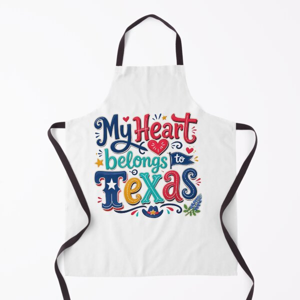 Item preview, My Heart Belongs to Texas - Cute Souvenir Travelers Gift for Men Women & Kids  designed and sold by Mozaic Clothes.