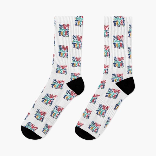 Item preview, My Heart Belongs to Texas - Cute Souvenir Travelers Gift for Men Women & Kids  designed and sold by Mozaic Clothes.