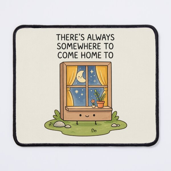 Item preview, There's Always Somewhere to Come Home To | Cozy Homebody Quote Art designed and sold by MrDev.