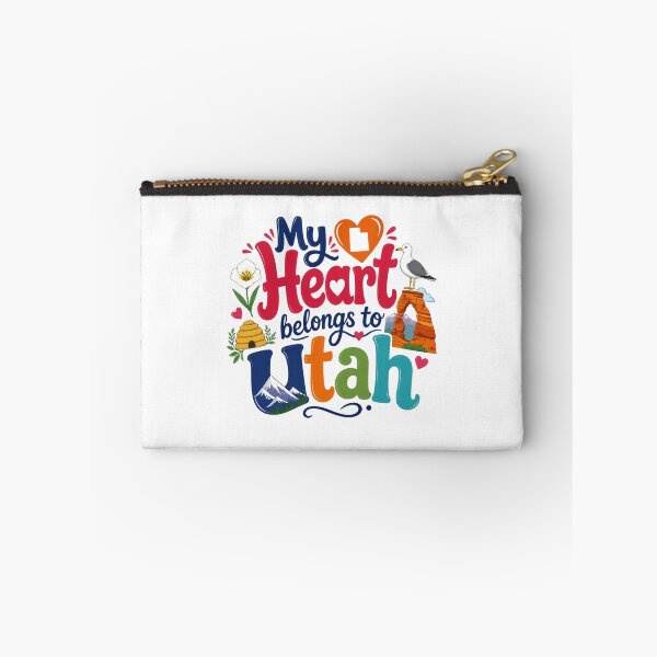 Item preview, My Heart Belongs to Utah - Cute Souvenir Travelers Gift for Men Women & Kids  designed and sold by Mozaic Clothes.