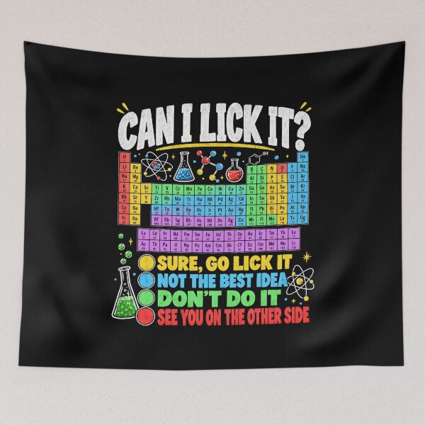 Item preview, Can I Lick It Periodic Table designed and sold by fairmont-press.
