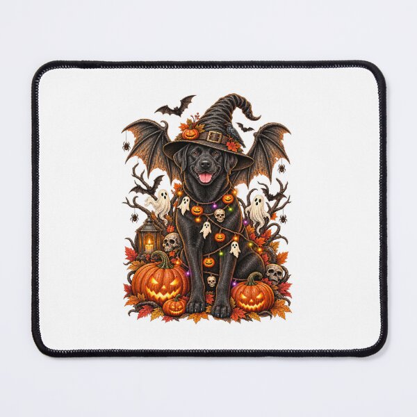 Item preview, Black Lab Halloween Labrador Witch designed and sold by RuperDelois.
